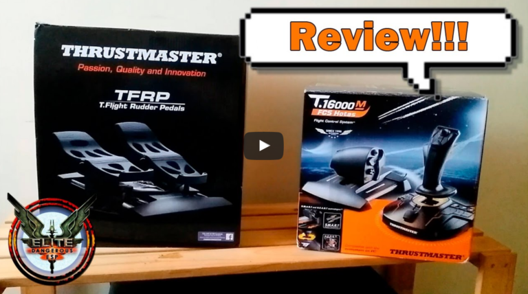 REVIEW - T.16000M FCS HOTAS Y T.FLIGHT RUDDER PEDALS Español – Elite ...